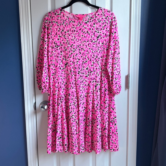 Lilly Pulitzer Dresses & Skirts - LIKE NEW Lilly Pulitzer XS Cynthia Swing Dress in Pink Topaz My Favorite Spot